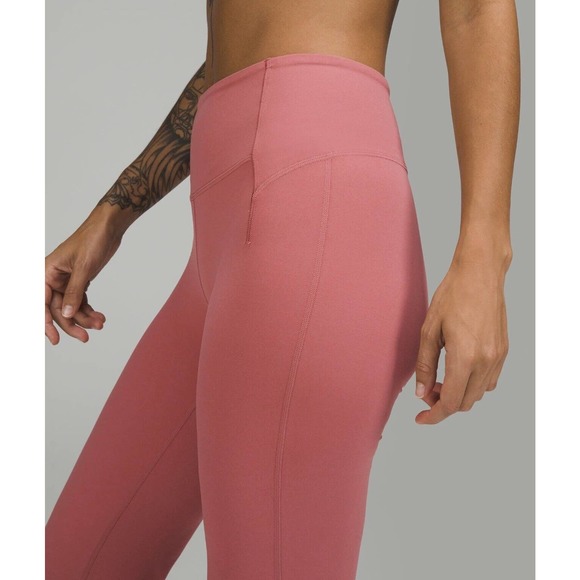 NWT Lululemon [8] Groove SHR Split-Hem Flare Nulu Pant Briar Rose LW5EVCS [$118] - Picture 3 of 16